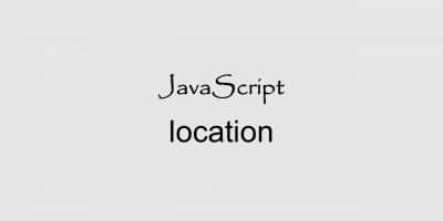 javascript location