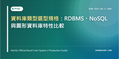 資料庫類型選型規格：RDBMS、NoSQL 與圖形資料庫特性比較 特色圖片