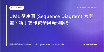 UML 循序圖 (Sequence Diagram) 怎麼畫？新手製作教學與範例解析 特色圖片